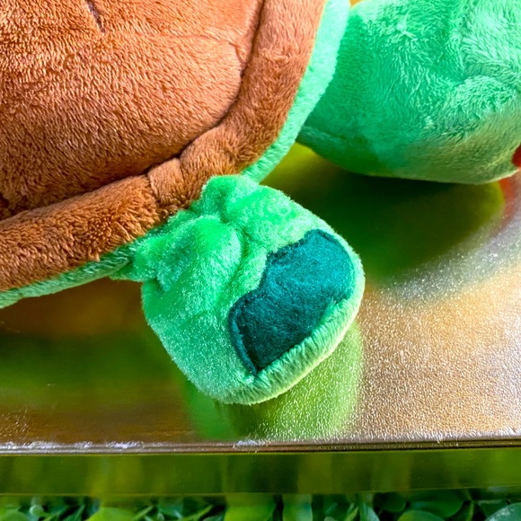 GANZ WEBKINZ COLLECTIBLE TURTLE HM150 LOGO ON SHELL SUPER SOFT 9” - Picture 9 of 12